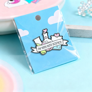 In Stock icona di chimica spille di smalto attrezzature da laboratorio spilla nerd Geek adesivo per telefono associazione del Club scientifico souvenir - Product Image 6