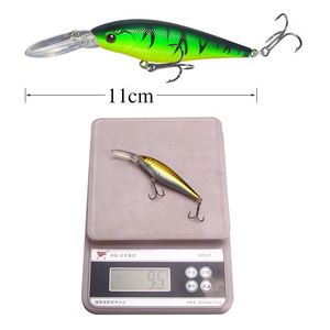 Leurres de pêche 9,5g/110mm Long Tongue Plate FLOATING MINNOW Hardbait Leurres artificiels Vente en gros - Product Image 2