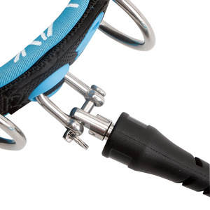 Lanière de sécurité de plongée en alliage de zinc élastique TPU avec mousqueton pour sports nautiques et paddleboard - Product Image 3