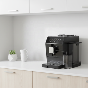 <span class=keywords><strong>Machine</strong></span> à café entièrement automatique à double usage, avec réservoir de 1,5 L et trémie de 150 g, avec rappel de brûlage à sec, durable et intelligente, fournie directement par l'usine - Product Image 3