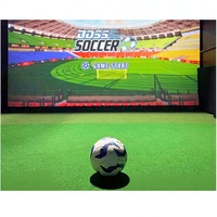 Salle de football simulée de marque LJ pour usage intérieur, capacité supérieure à 500 kg, pour une personne, équipement de divertissement pour lieux de loisirs