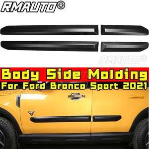 Pour Ford Bronco Sport 2021 : Accessoires extérieurs – Bandes de protection latérales en plastique pour portières, moulures de seuil et kit carrosserie - Product Image 2