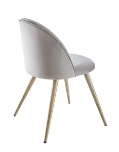 Les meubles confortables modernes de luxe de style français préside la <span class=keywords><strong>chaise</strong></span> de salon tapissée de tissu de <span class=keywords><strong>velours</strong></span> de bleu marine de scarabée - Product Image 3