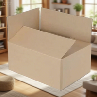 Emballage express en carton ondulé recyclable respectueux de l'environnement, boîte cadeau mate de forme plate, sérum pour le soin de la peau, revêtement UV