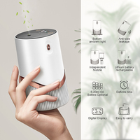 Difusor de Aromaterapia Ecológico para Automóvil con Batería y Botella de 10 ml para Aire Fresco