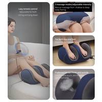 Masseur de genoux Shiatsu à télécommande, chauffant et vibrant, avec contrôle de la durée, modèle D3023, prix usine, Chine