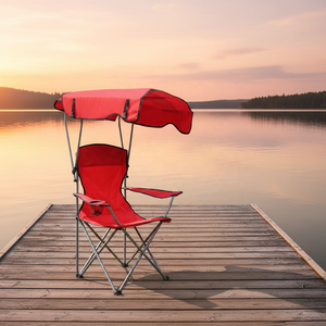 <span class=keywords><strong>Chaise</strong></span> de camping pliable portable moderne en métal pour l'extérieur, la plage, le parc, <span class=keywords><strong>avec</strong></span> <span class=keywords><strong>auvent</strong></span> et parasol, vente en gros d'usine - Product Image 1