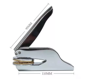 <span class=keywords><strong>Pince</strong></span> à estamper manuelle pour gaufrage de logo personnalisé sur cuir, vinyle et autres matériaux, pour sceaux de table de mariage - Product Image 4