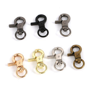 Mousqueton pivotant en métal OEM, porte-clés, crochet de sac, alliage de zinc, tendance mode, porte-clés personnalisé, accessoires DIY - Product Image 1