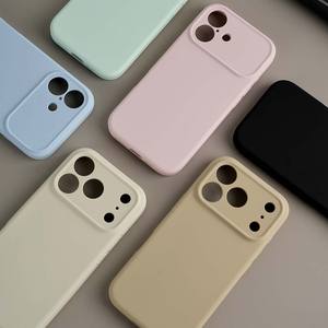 Funda de Silicona para <span class=keywords><strong>iPhone</strong></span> 17 Pro Max, Funda Protectora Antigolpes para <span class=keywords><strong>iPhone</strong></span> <span class=keywords><strong>12</strong></span> <span class=keywords><strong>13</strong></span> 14 15 16, Protector de Lente de Cámara para <span class=keywords><strong>iPhone</strong></span> 17 Air, Precio Directo - Product Image 1