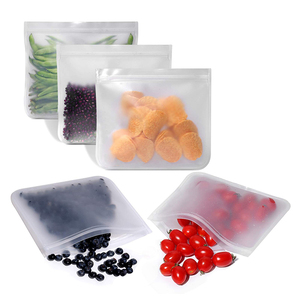 Bolsas reutilizables con cierre hermético para alimentos, bolsas de almacenamiento de alimentos reutilizables de PEVA, bolsas para sándwiches para congelador de PEVA - Product Image 6