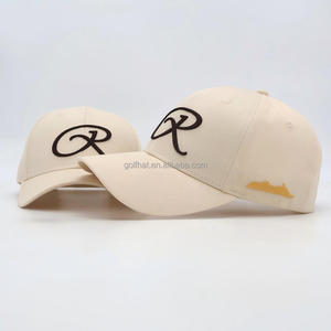 New Arrival OEM Wholesale Luxury Distressed 6 Panel Dad Hats Custom Embroidery Woven Patch Logo Unisex Gorras <b>Baseball</b> <b>Caps</b> - Product Image 3