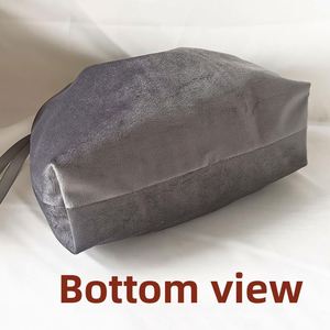 Sac cosmétique en velours imprimé sérigraphié avec cordon de serrage, sac de rangement simple pour les nécessités quotidiennes de voyage, élégant, mignon, grande capacité, pratique - Product Image 6
