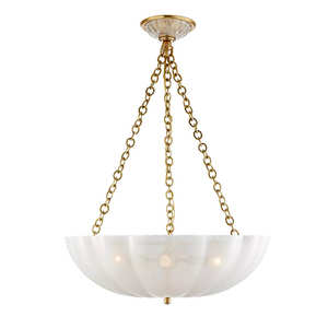 Lustre de plafond rond en verre de luxe pour salle à manger, villa, salon, salle de banquet, appartement, lustre décoratif nordique - Product Image 1