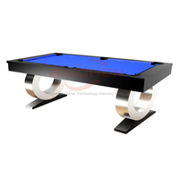 Mesa de billar de 9 bolas de 7FT, 8FT, 9FT con base de pizarra, patas de madera maciza personalizables, para uso interior, unisex, taco incluido, bolsillos de cuero auténtico, personalizable