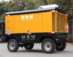 Wbw 15m3/PHÚT 13bar 530cfm máy nén di động di động DIESEL Máy nén khí trục vít quay 188psi để khoan - Product Image 6