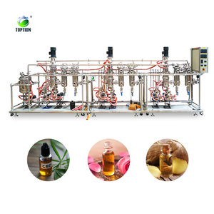 Equipo de destilación de aceite esencial de ruta corta de película limpia Destilación al vacío de acero inoxidable - Product Image 1