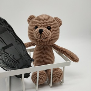 Amigurumi Kawaii Bear <b>Toy</b> Handmade <b>Soft</b> Crochet Knit Doll Baby Sleeping <b>Stuffed</b> Animal Plush <b>Toy</b> for Children - Product Image 4