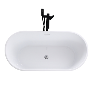 อ่างอาบน้ำอะคริลิคทรงรีตั้งอิสระ67 "สำหรับบ้านที่อยู่อาศัย - Product Image 5