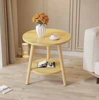 Table basse moderne et élégante pour la maison - Table d'appoint/chevet ronde nordique multifonctionnelle pour le salon, le canapé et le balcon
