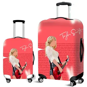 עיצוב מותאם אישית נמתח רחיץ ספנדקס אלסטי תיק נסיעות מזוודת כיסוי מזוודות מגן