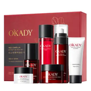 Oem-productos de belleza para el cuidado de la piel, Set de cuidado de la piel antiedad, antienvejecimiento, 6 uds.