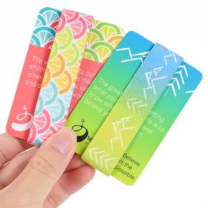 Personal isierte Polyester Stoff Stretched Wrist Band Elastic Bracelet Wrist band Logo - Product Image 6