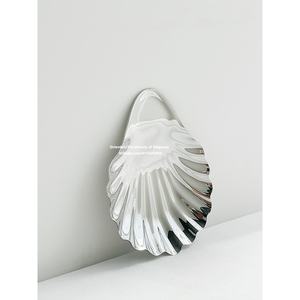 Bandeja de Aperitivos de Acero Inoxidable Pulido, Adornos Decorativos para Entrada de Escritorio, Platos y Bandejas de Metal para Queso - Product Image 4