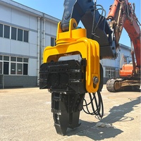 Marteau vibrant d'excavatrice hydraulique pour la construction marteau de conducteur de pile vibrante/vibrateur de pile de feuille d'excavatrice