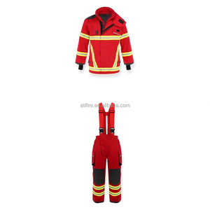 EN469消防スーツ構造消防士制服ISO認定NOMEXアラミドターンアウトギア耐火防護服 - Product Image 4