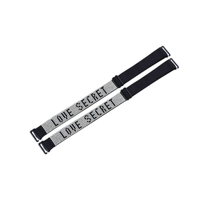 Châu Âu Mỹ sexy đồ lót off-vai Áo ngực dây đeo sáng bóng Thạch kính thuận tiện dây đeo vai phụ kiện thay thế - Product Image 4