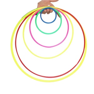 Plastic Ring Yoga <strong>Hoops</strong> for Kids <strong>Weighted</strong> <strong>Hoops</strong> Detachable Portable Sports Exercise Fitness - Product Image 5