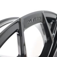 Rines de Aleación de Aluminio Forjado Personalizados de 18-24 Pulgadas en Negro Brillante para Zeekr 009 001 7X BMW Mercedes Porsche Macan Taycan Geely
