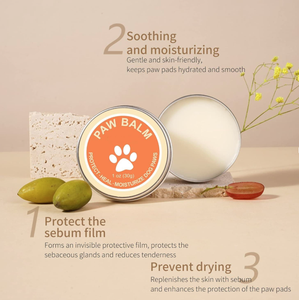 Baume Naturel Personnalisé pour Pattes d'Animaux, Cire Protectrice pour Pattes, Protection des <span class=keywords><strong>Coussinets</strong></span> Nasaux et des Pattes pour Chiens et Chats, Hydratant et Cicatrisant, Vente Directe Usine - Product Image 5
