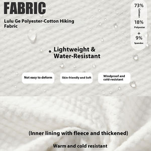 Herbst Outdoor Wasserdichtes Tech Fleece Active wear Set Damen Sport mantel und Hose 2-teiliges Jogging-Set mit Reiß verschluss taschen - Product Image 6