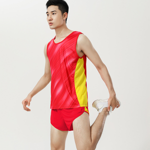 Breathable Mesh <b>Running</b> <b>Singlet</b> Performance Track and Field Athletic Competition Tank Top Lightweight Quick Dry Sportswear - Product Image 5
