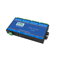 Passerelle de données industrielles vers le cloud - Convertisseur RS485 vers Ethernet isolé 16 ports avec ARM9 Linux, prise en charge de Modbus et de MQTT