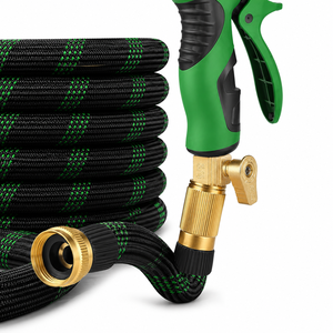 100ft Customizable Pipe Length Braided <b>Set</b> Aluminum High-pressure Atomizing <b>Spray</b> Nozzle Water Gun - Product Image 3