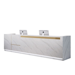 सामने डेस्क रिसेप्शन डेस्क नाई की दुकान खजांची काउंटर सौंदर्य सैलून बार होटल होटल काउंटर - Product Image 1