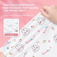 Couchettes pour dormeur simple 3 pièces ensemble de voyage literie d'hôtel jetable housse de couette draps de lit de couchage nus lits dessin animé Simple