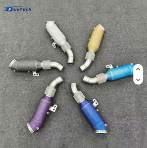ท่อไอเสียสมรรถนะสูง T304 สแตนเลสสตีล ไฮโฟลว์ พร้อมแผ่นกันความร้อน สำหรับ BMW B58 3.0T M240i 340i 440i 540i 840i X3 X4 M40i - Product Image 6