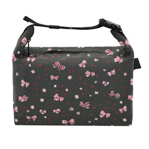 Bow Printing Insulated Cooler Bags Large Portable Thermal Picnic Lunch Tote Insulated Cooler Bags for Office School - Product Image 1