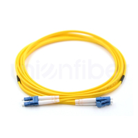 Cable de Fibra Óptica Dúplex Monomodo LC-LC G652D OS2 de 1M, 2M, 5M, 10M para FTTH, Cable de Fibra Óptica Monomodo LC-LC Dúplex para Exteriores de 10 Metros