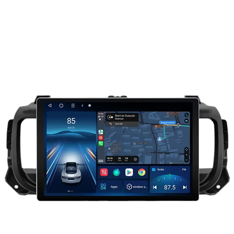 Stok EU Junsun X7 MAX 2K HD CarPlay Radio mobil otomatis untuk Peugeot Expert 3 Citroen Jumpy 3 SpaceTourer 2016 - 2021 Multimedia