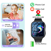 Reloj Inteligente GPS 4G Antipérdida para Niños con Alerta SOS, Resistente al Agua IP67, Pantalla TFT Cuadrada, hasta 4 Días de Duración de la Batería para Uso Diario