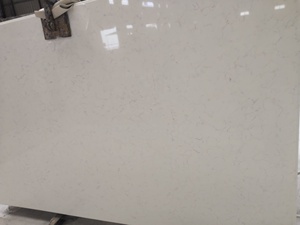 Boton đá nhân tạo đá đánh bóng giá thấp kỹ thuật Carrara tấm gạch thạch anh - Product Image 3