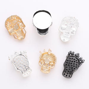 Halloween Ghost Head Kürbis Hexen hut Fledermaus Halloween Diy Sandale Zubehör für Frauen Schuh dekoration Charms Halskette Anhänger - Product Image 4