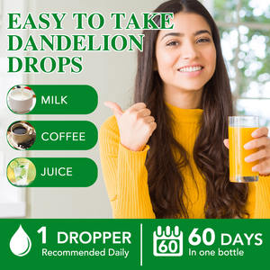 Acentiallabs Ajuda Manter Suporte Função Imunológica Saúde do Fígado Antioxidante 60ml Wild <span class=keywords><strong>Dandelion</strong></span> Root Extract Liquid Drops - Product Image 5