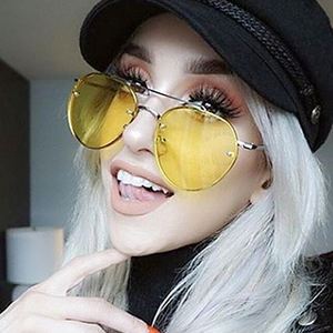 Novedades 2025, Gafas de Sol Vintage de Moda para Mujer, Protección UV400, Gafas de Sol Ovaladas de Aviador Extra Grandes para Hombre y Mujer - Product Image 4