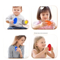 Jouets sensoriels en silicone unisexe pour les examens - Soulagement du stress pour les enfants, les jeunes atteints de TDAH, âgés de 7 à 35 ans, modèle SZX-6GGS
